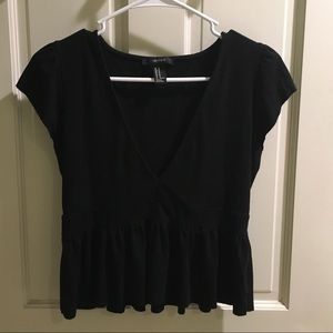 Forever 21 Black Crop Top